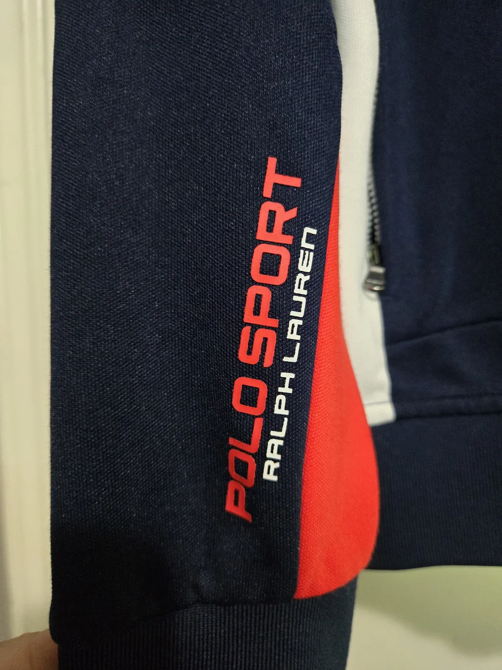 Polo Sport Ralph Lauren Performance USA-2 Zip-Up Navy Track Jacket S